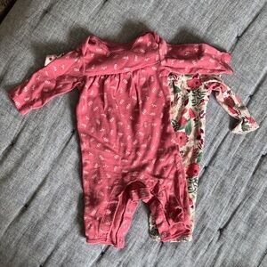 Carter's Pink and Floral Kids One Pieces
